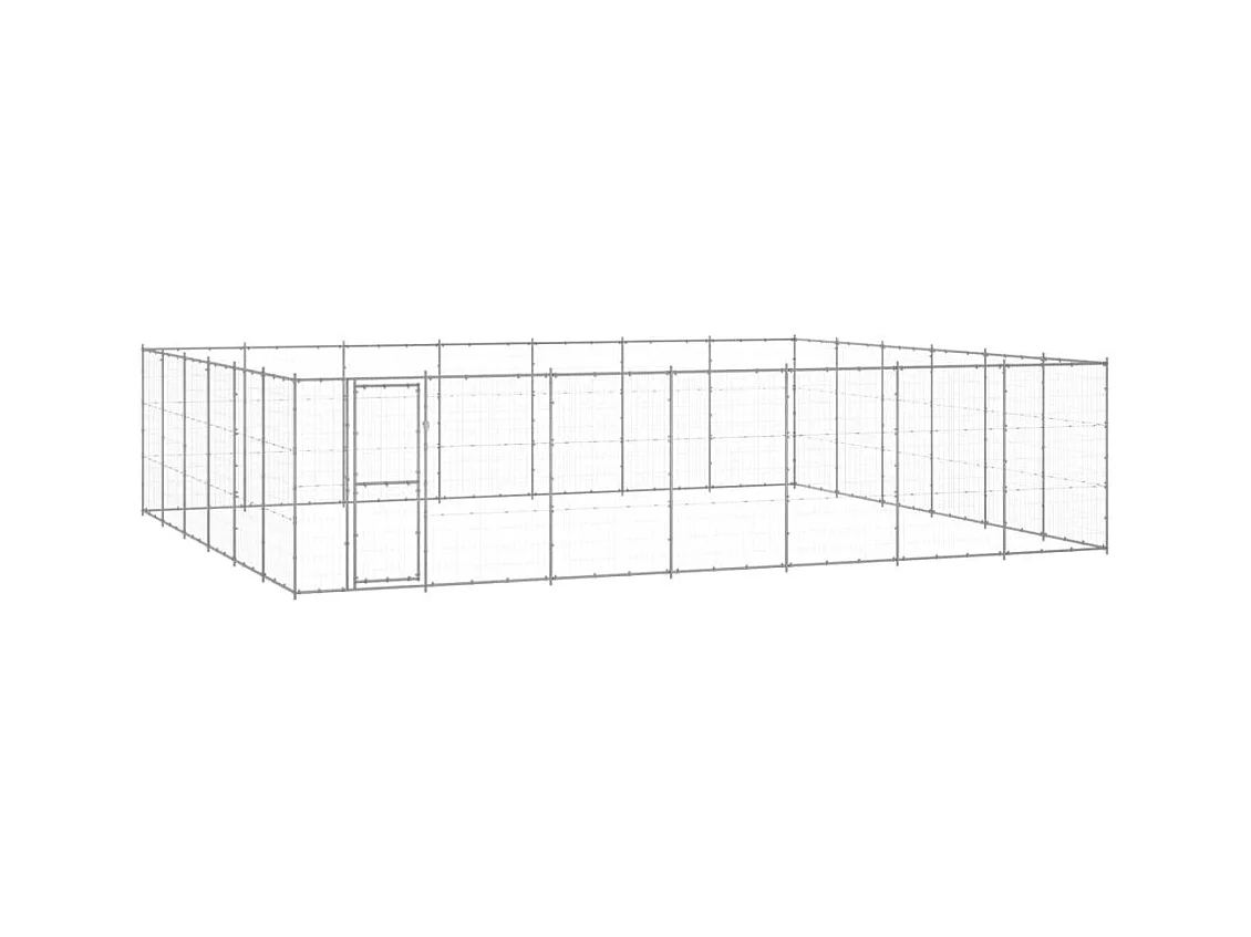Chenil extérieur cage enclos 770 x 660 x 180 cm 02_0000424