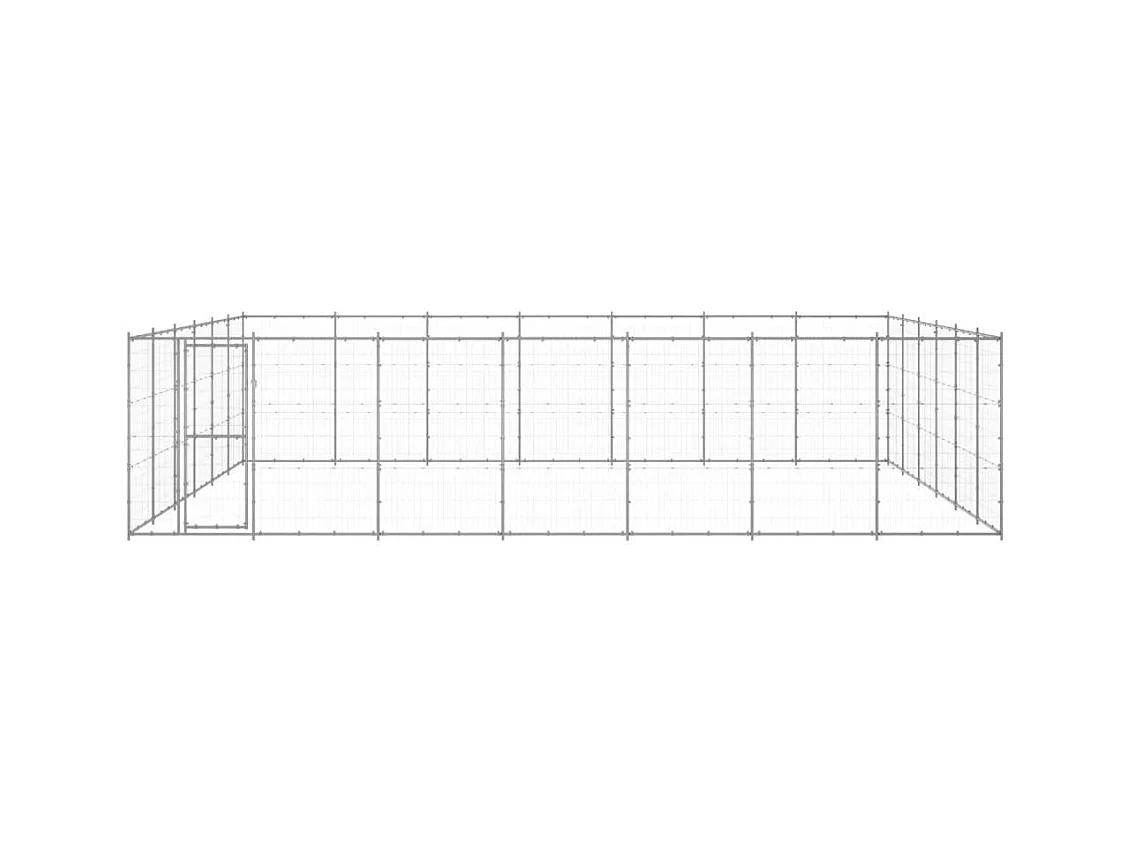 Chenil extérieur cage enclos 770 x 660 x 180 cm 02_0000424
