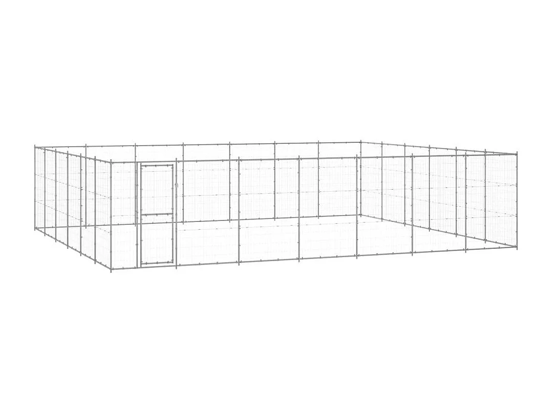 Chenil extérieur cage enclos 770 x 660 x 180 cm 02_0000424