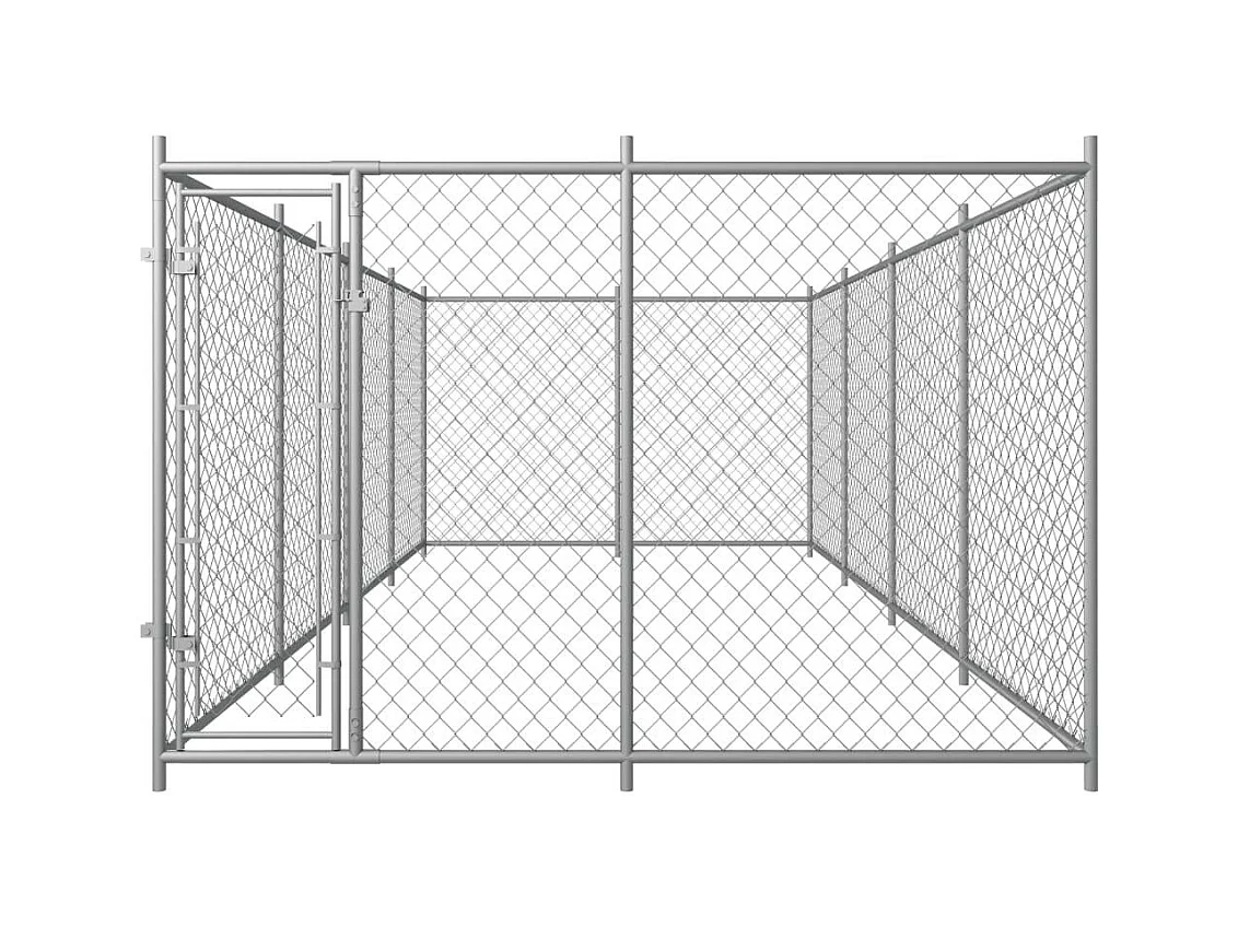 Chenil extérieur cage enclos 760 x 380 x 190 cm 02_0000466