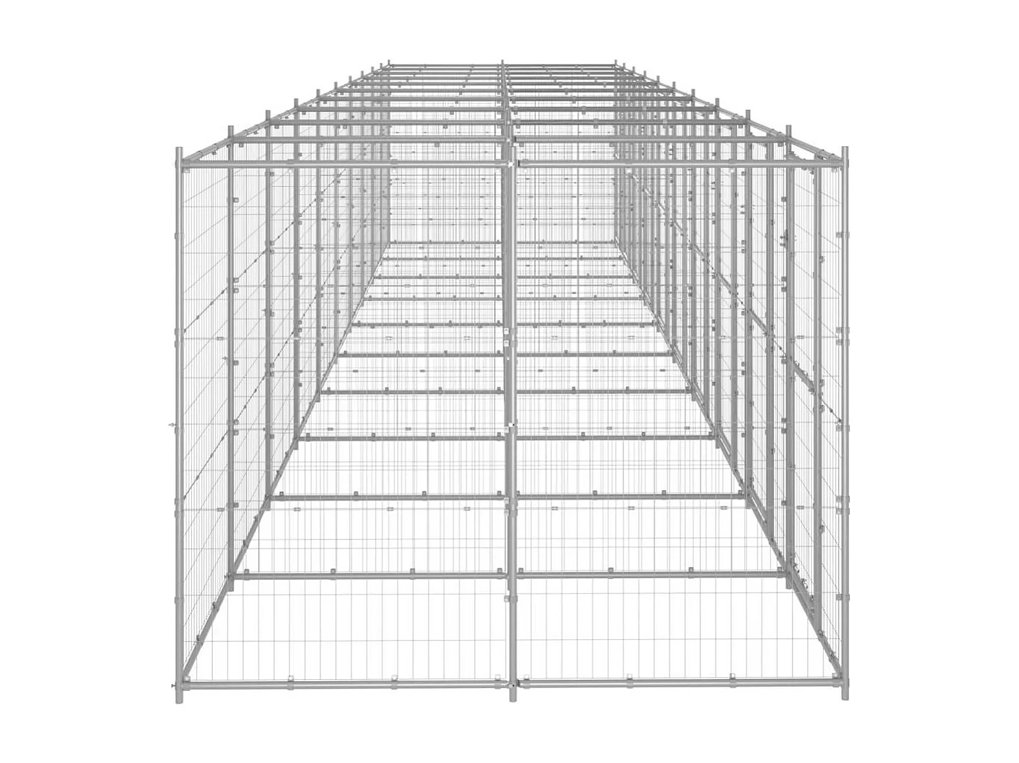 Chenil extérieur cage enclos 1100 x 220 x 180 cm 02_0000415