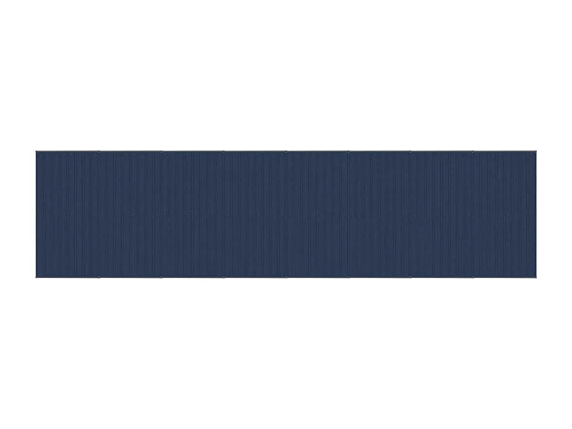 Cuccia gabbia per animali da esterno pac con tetto per cani in acciaio 14,75 m² nero 02_0041741