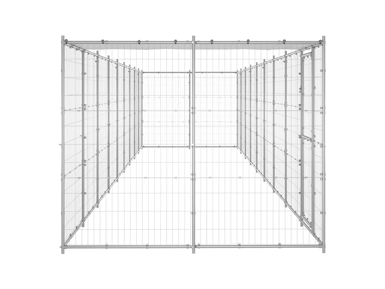 Chenil extérieur cage enclos 990 x 220 x 180 cm 02_0000439