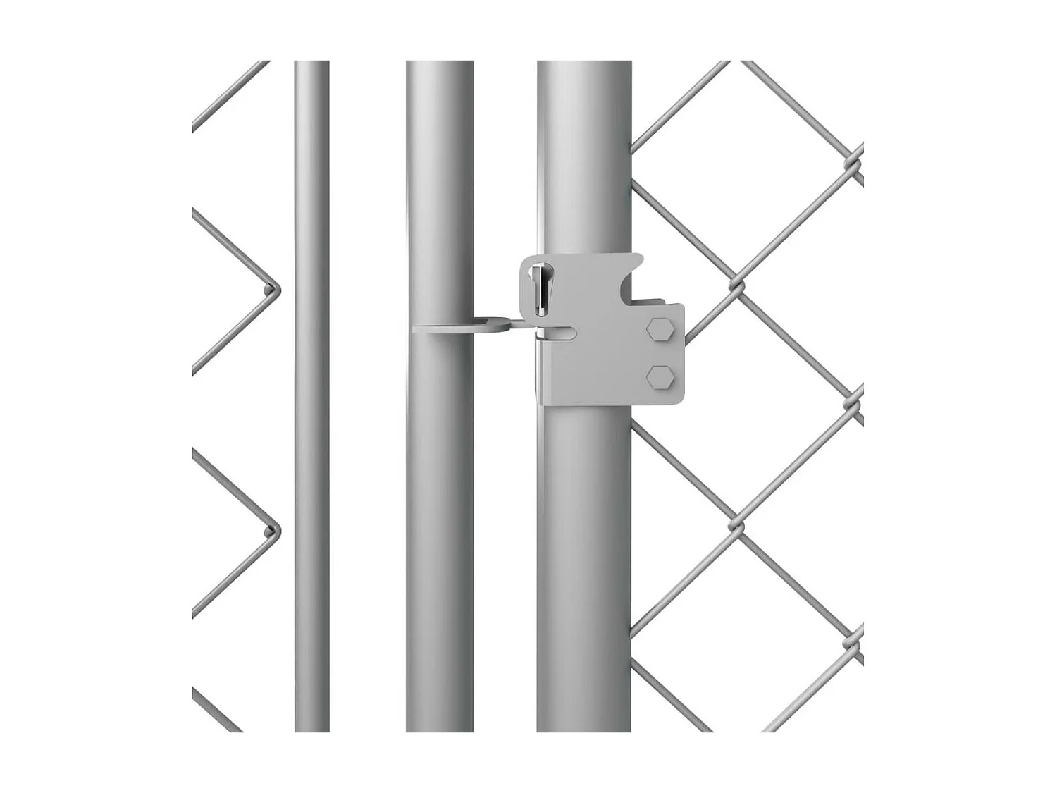 Box per cani da esterno con gabbia per cani da esterno con tetto per cani 8 x 4 x 2 m 02_0000458