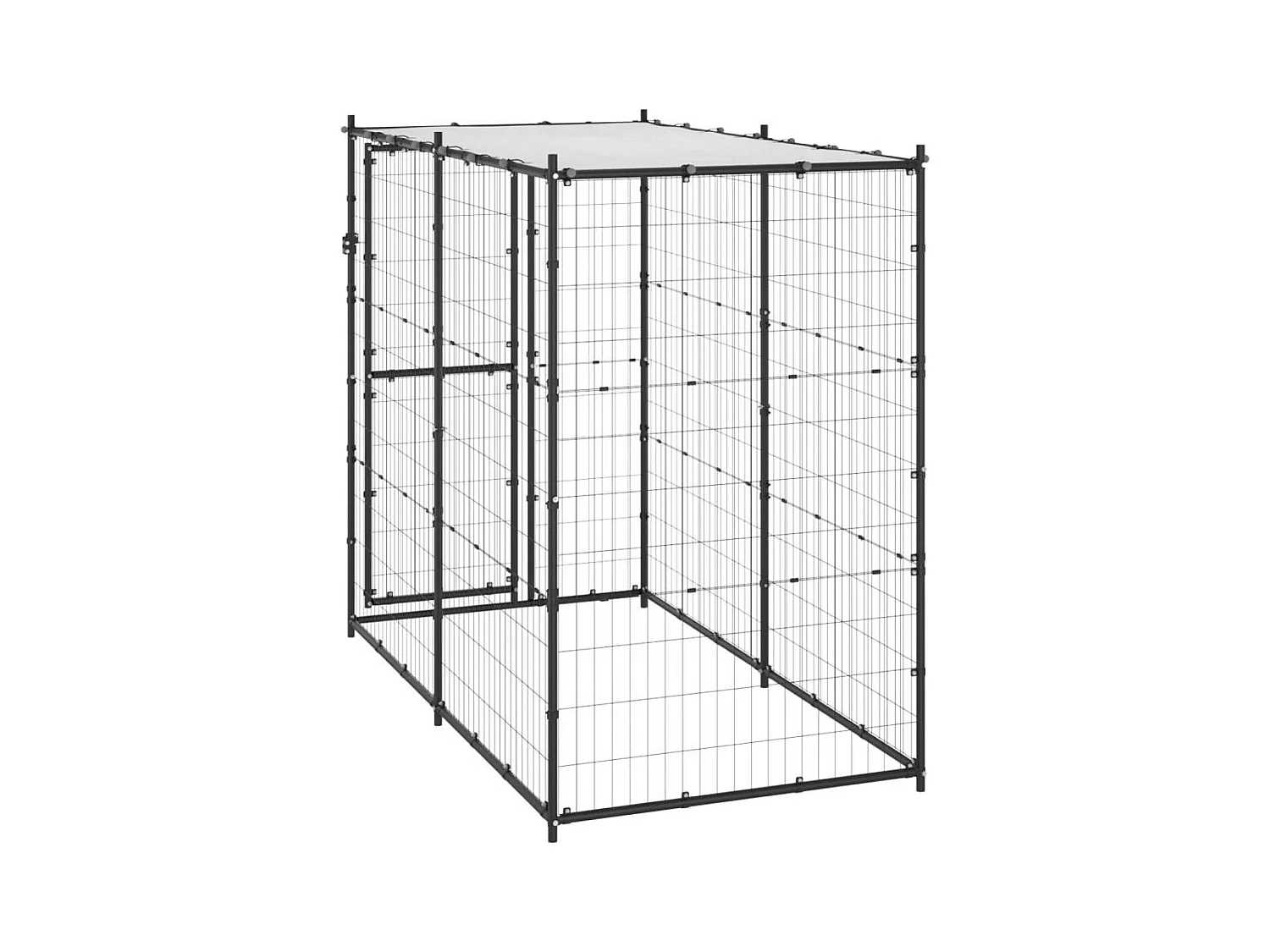 Chenil extérieur cage enclos 110 x 220 x 180 cm 02_0000377