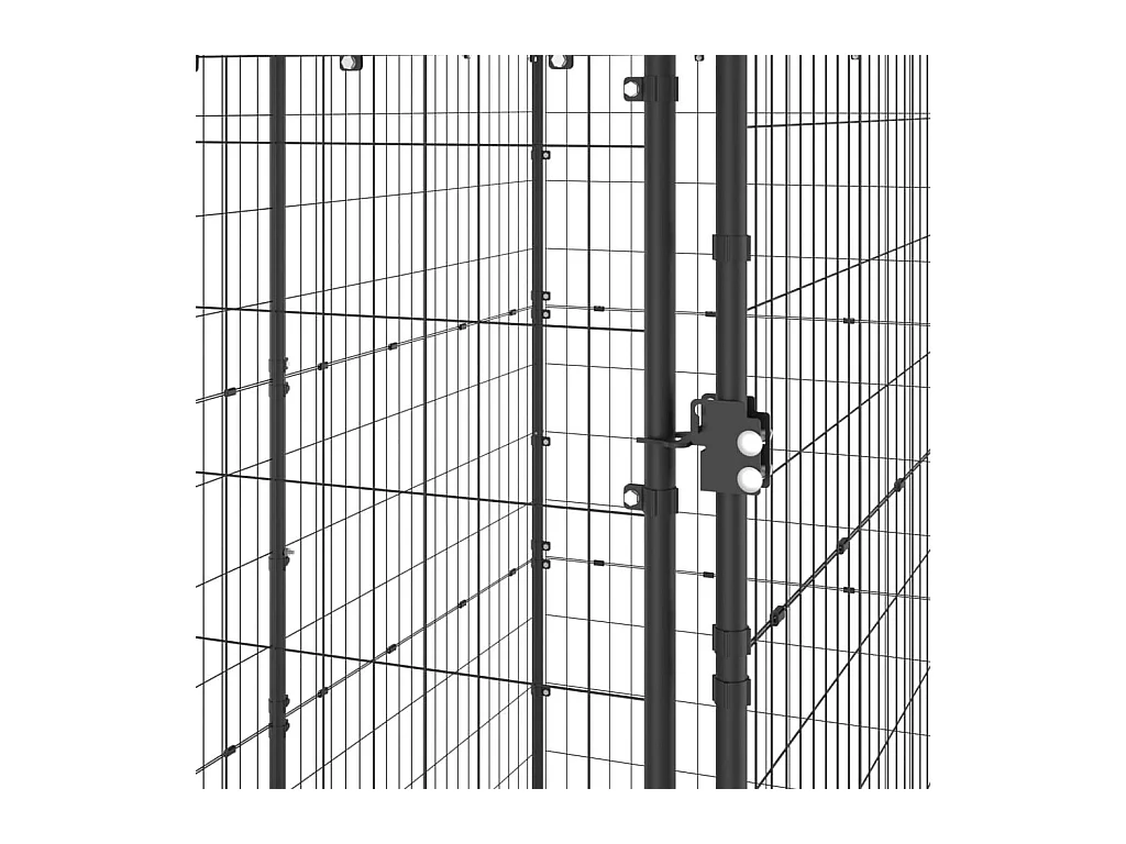 Chenil extérieur cage enclos 110 x 220 x 180 cm 02_0000377