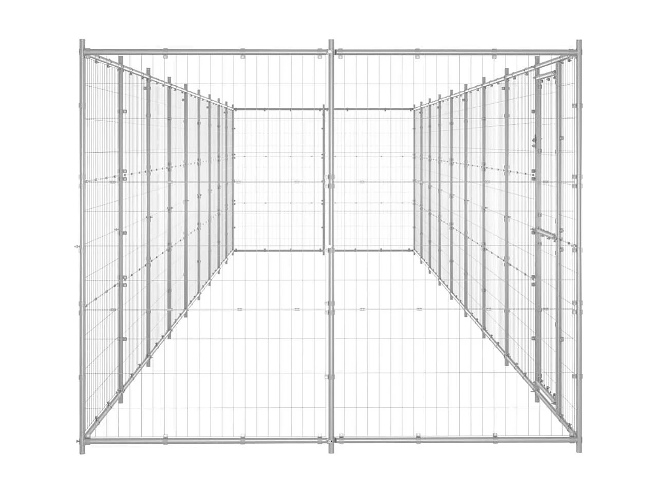 Chenil extérieur cage enclos 990 x 220 x 180 cm 02_0000413