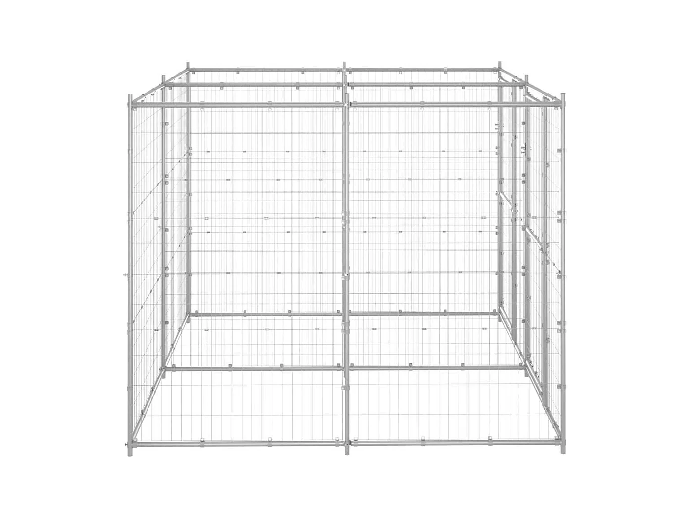 Chenil extérieur cage enclos 220 x 220 x 180 cm 02_0000422