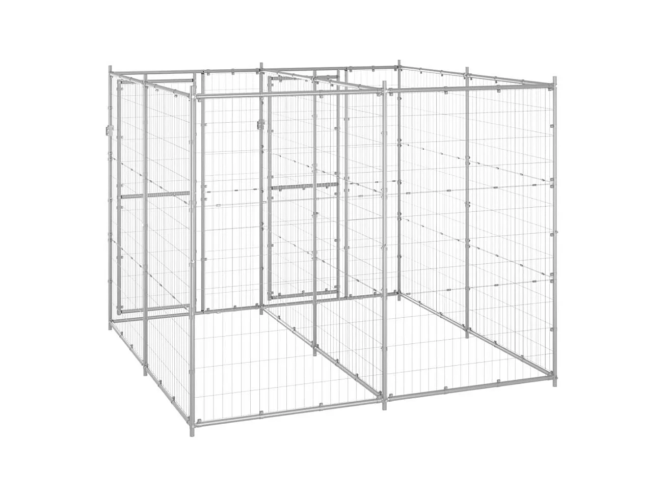 Chenil extérieur cage enclos 220 x 220 x 180 cm 02_0000422