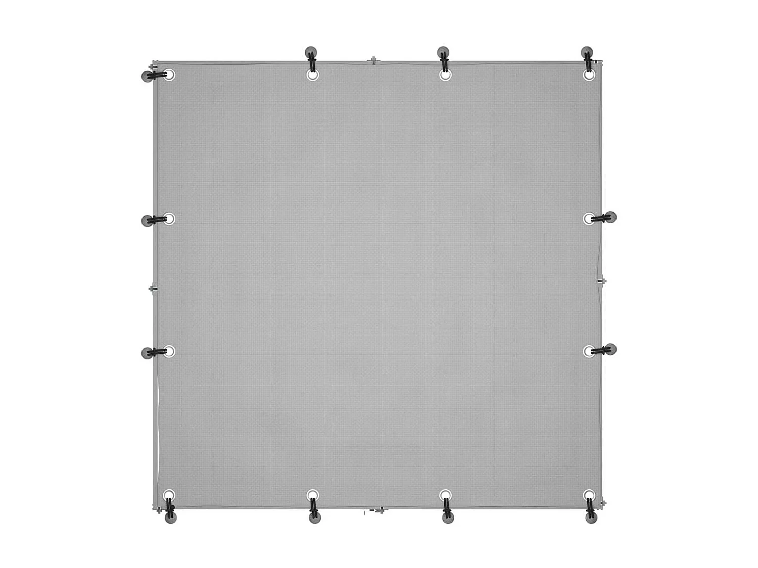 Cuccia da esterno gabbia recinto parco animali cane argento 110 x 110 x 110 cm acciaio 02_0000234