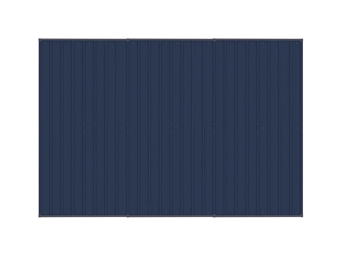 Canil gaiola exterior animal pac com teto para cães aço 5,53 m² preto 02_0041761