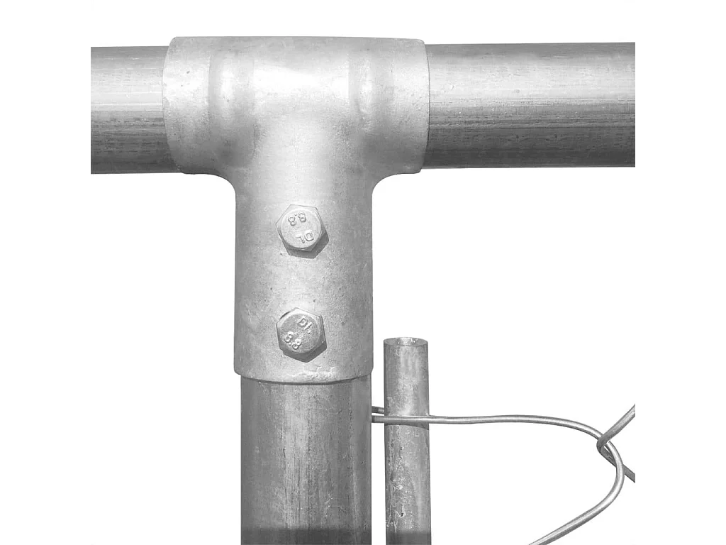 Gaiola para canil ao ar livre cercadinho para cães 383 x 383 x 185 cm 02_0000462