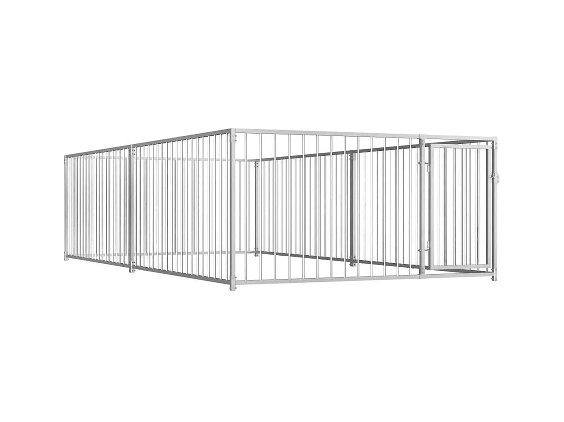 Jaula para perrera al aire libre, parque infantil para animales, perro al aire libre para perros 100 cm 02_0000345