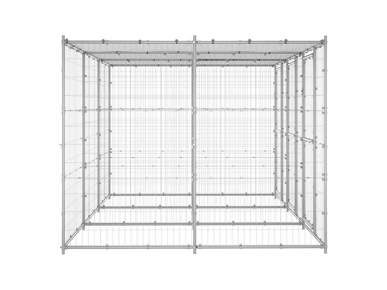 Chenil extérieur cage enclos 330 x 220 x 180 cm 02_0000445