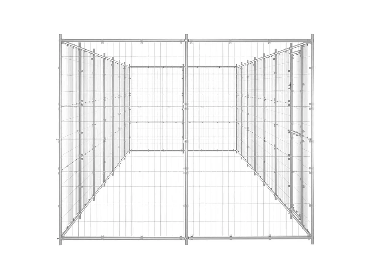 Chenil extérieur cage enclos 770 x 220 x 180 cm 02_0000410