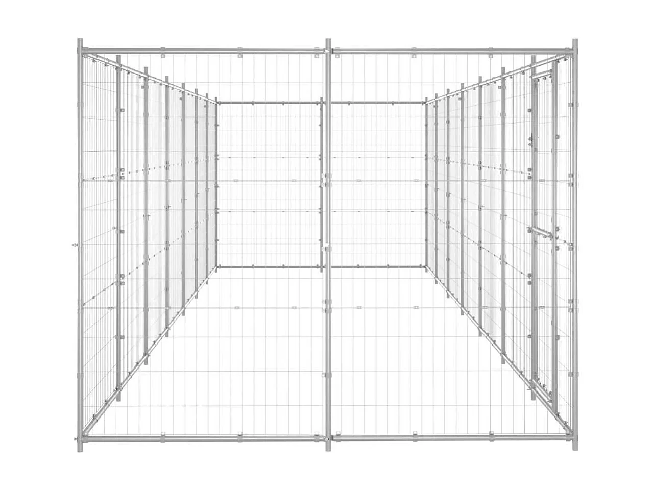 Chenil extérieur cage enclos 770 x 220 x 180 cm 02_0000410