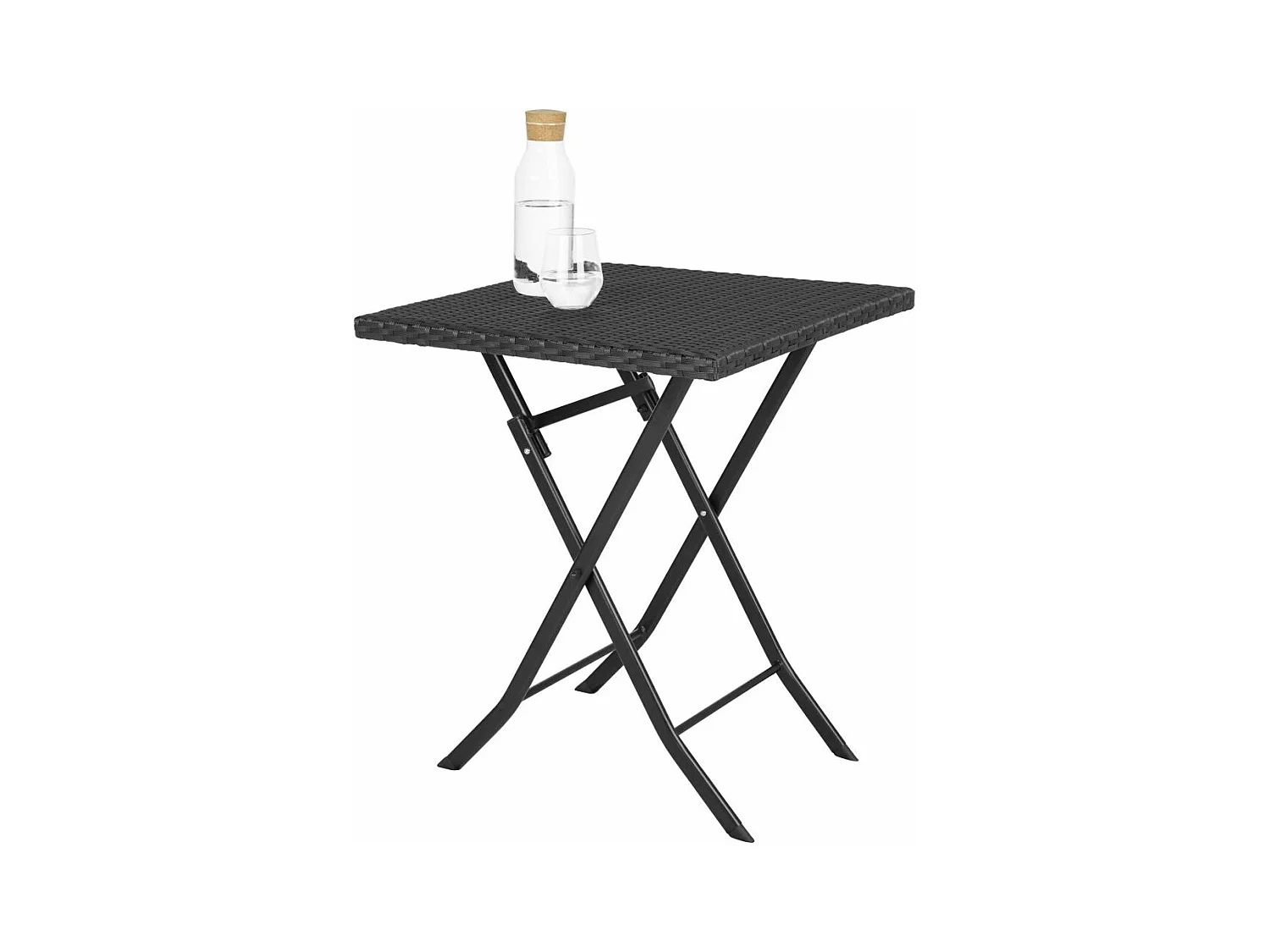 Móveis de jardim para 2 pessoas pretos 2108100