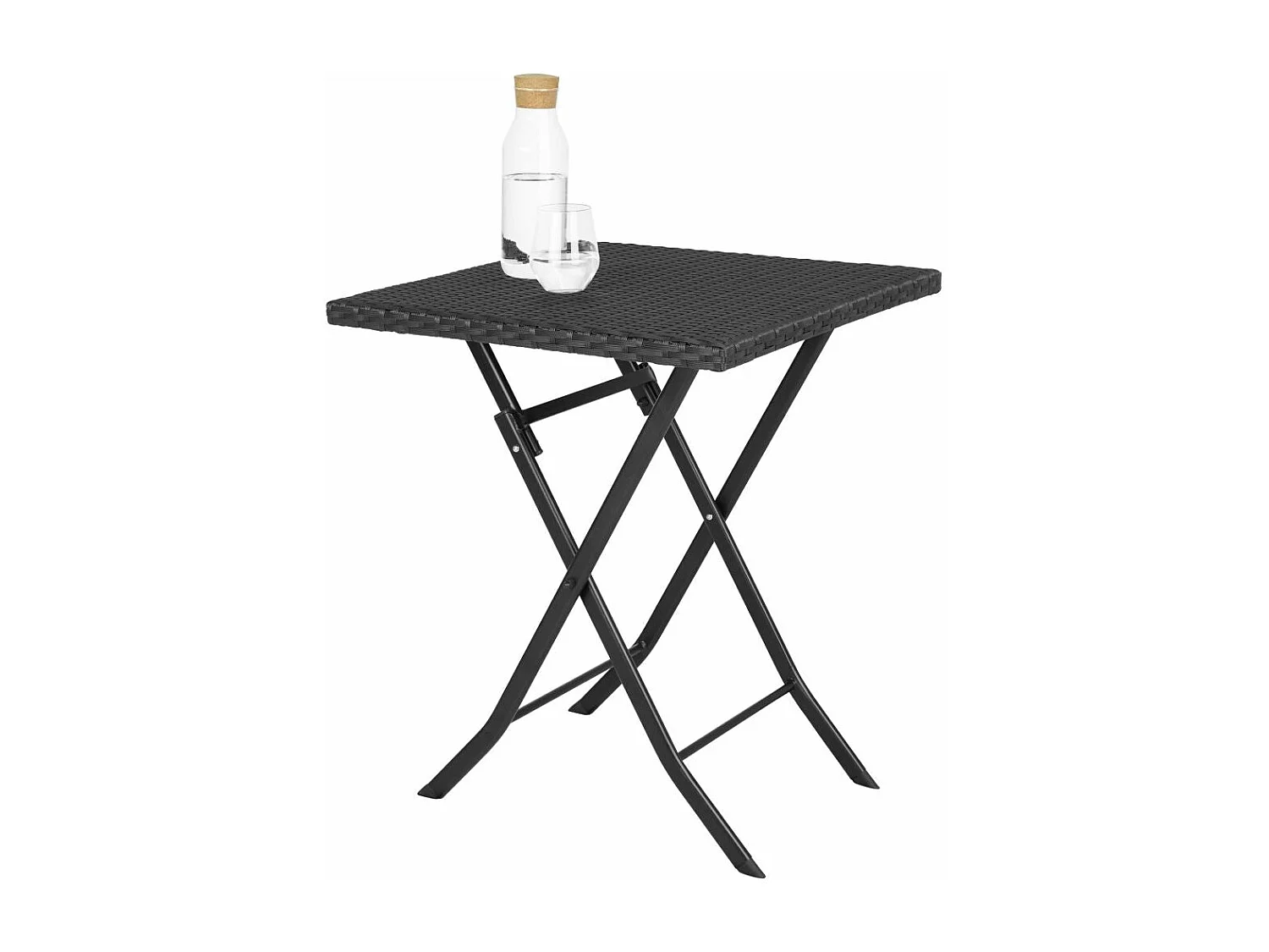 Móveis de jardim para 2 pessoas pretos 2108100