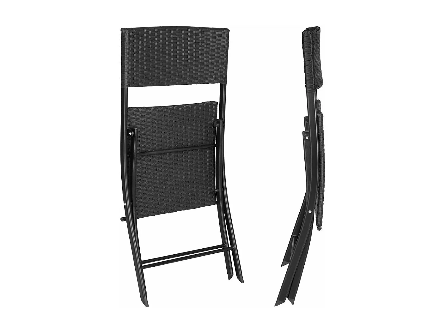 Móveis de jardim para 2 pessoas pretos 2108100