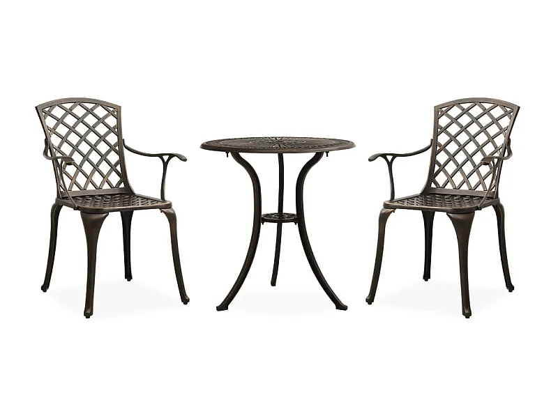 Ensemble de bistro jardin aluminium bronze 61 x 60 x 93 cm 02_0013504