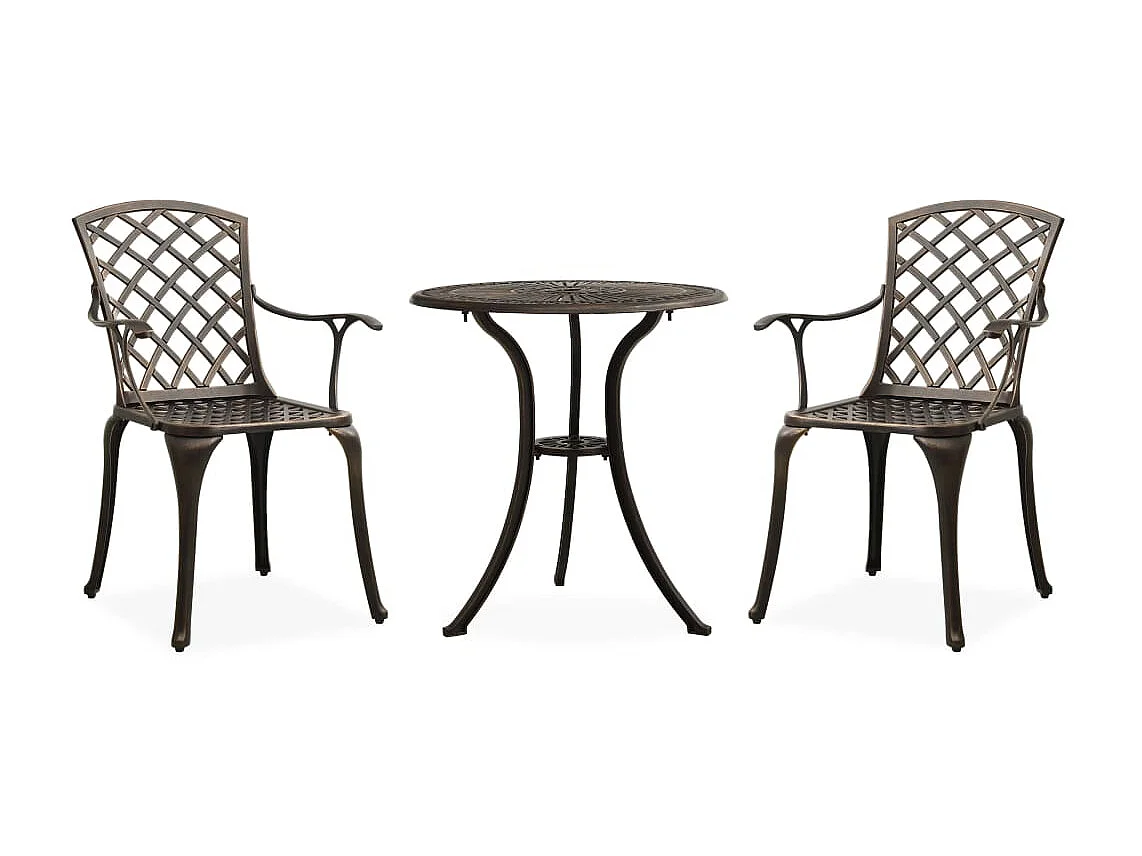 Ensemble de bistro jardin aluminium bronze 61 x 60 x 93 cm 02_0013504