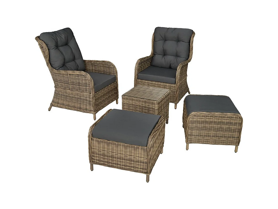 Muebles de jardín marrón natural 2108049