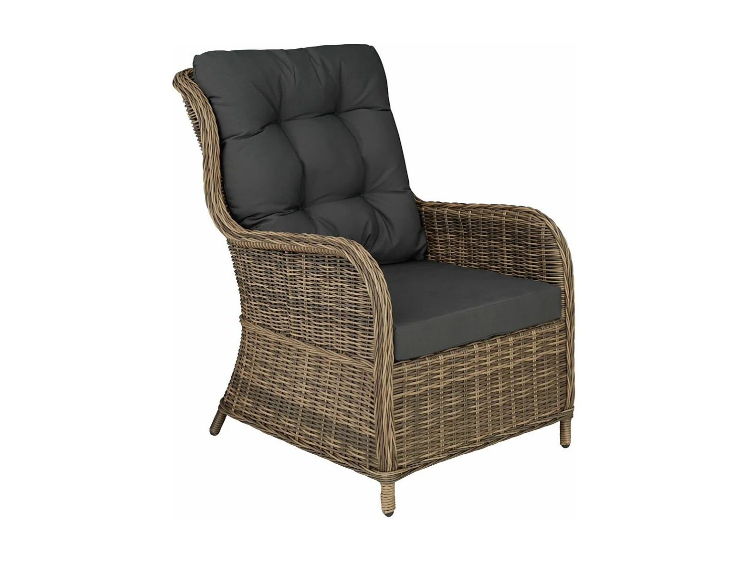 Salon de jardin marron marron 58 x 56 x 44.5 cm 2108049