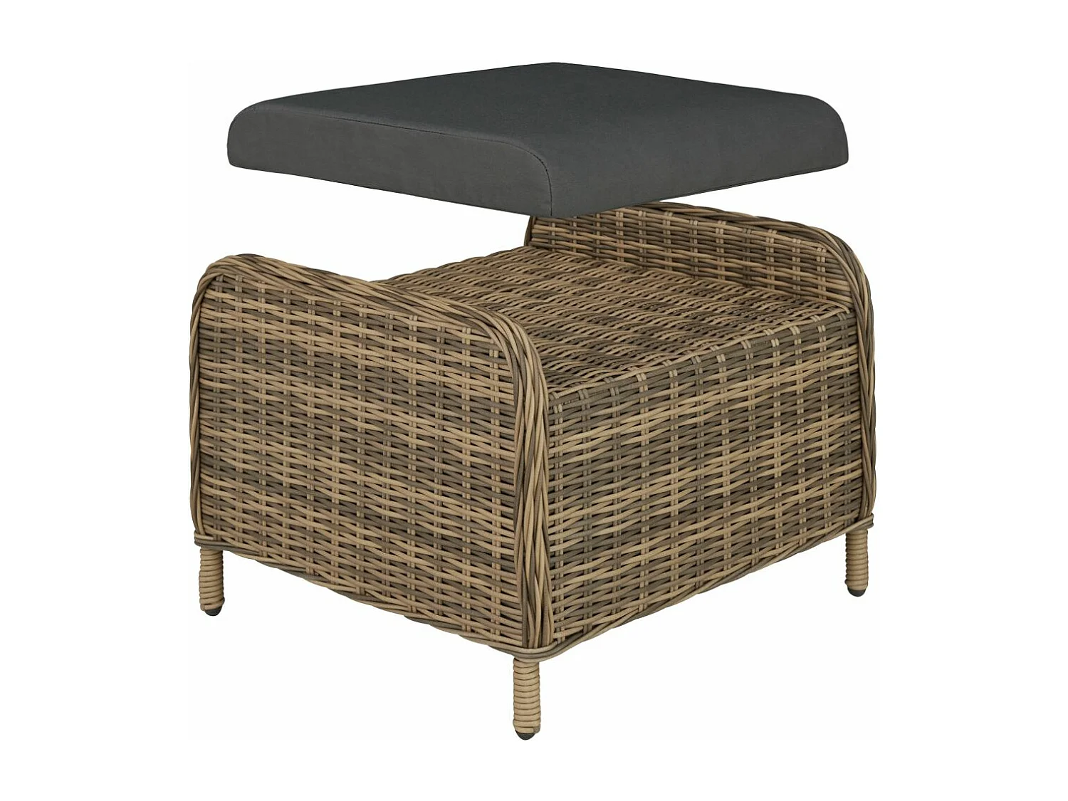 Salon de jardin marron marron 58 x 56 x 44.5 cm 2108049