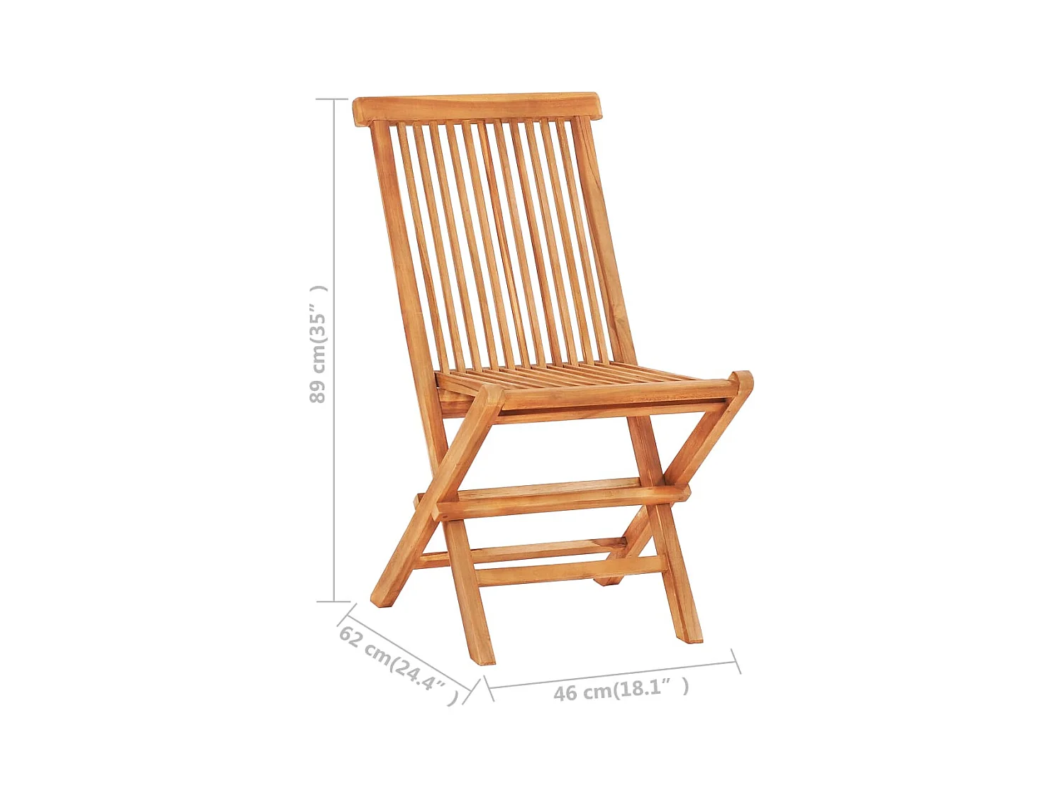 Ensemble de bistro jardin bois marron 60 x 60 x 65 cm 02_0013515