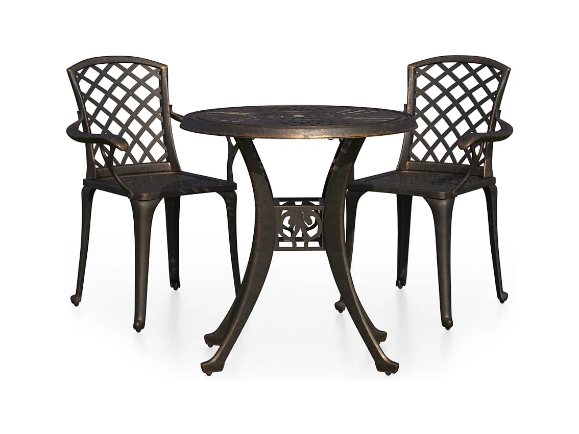 Ensemble de bistro jardin aluminium bronze 61 x 60 x 93 cm 02_0013507