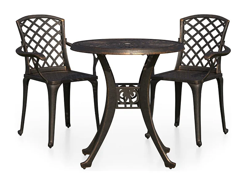 Ensemble de bistro jardin aluminium bronze 61 x 60 x 93 cm 02_0013507