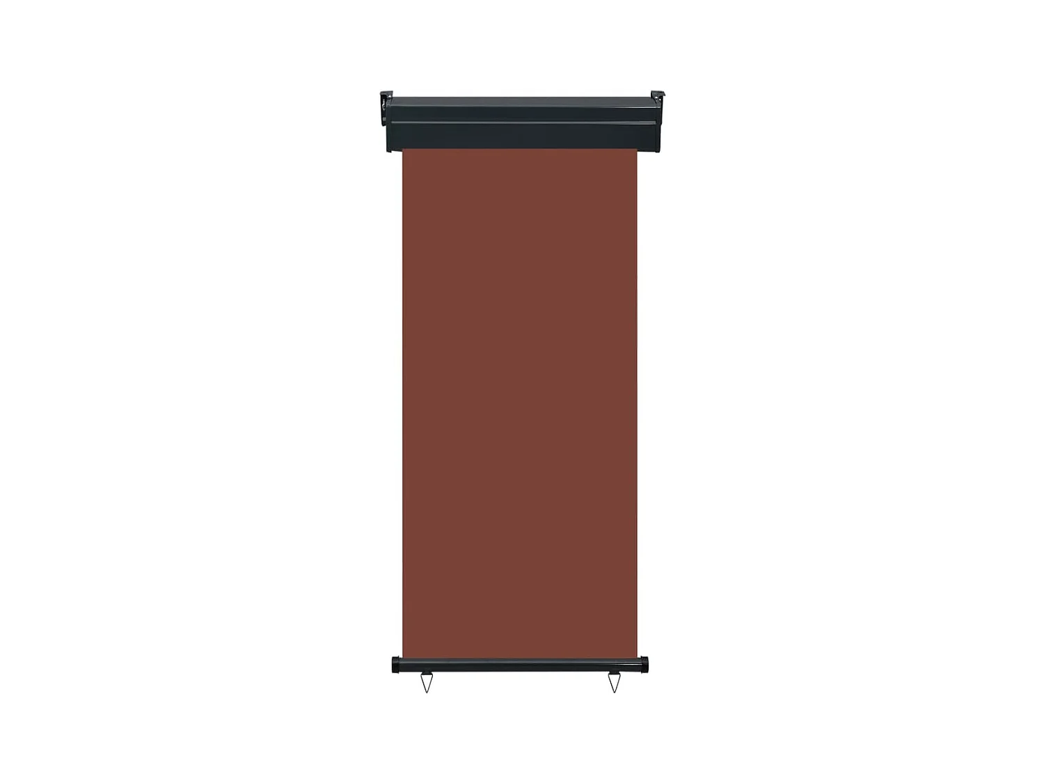 Auvent paravent store brise-vue marron 80 x 250 x 70 cm 02_0007041
