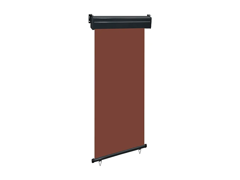 Auvent paravent store brise-vue marron 80 x 250 x 70 cm 02_0007041
