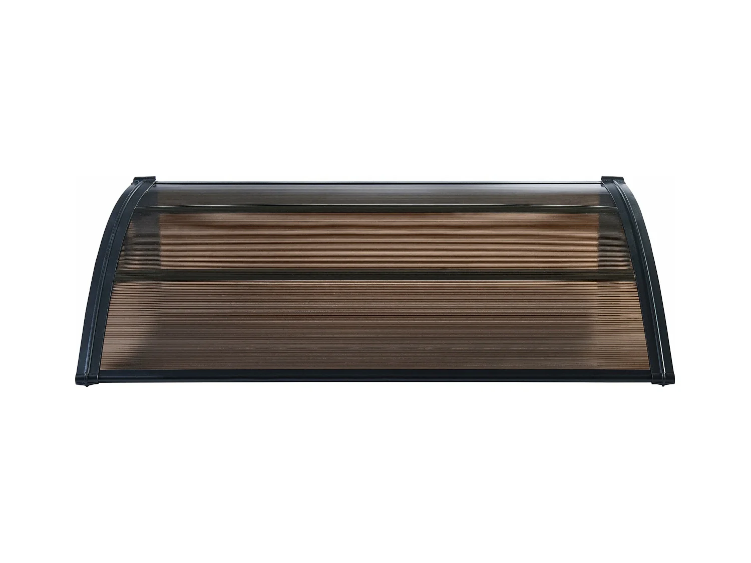 Auvent de porte d'entrée marron 120 x 80 x 23 cm 03_0006384