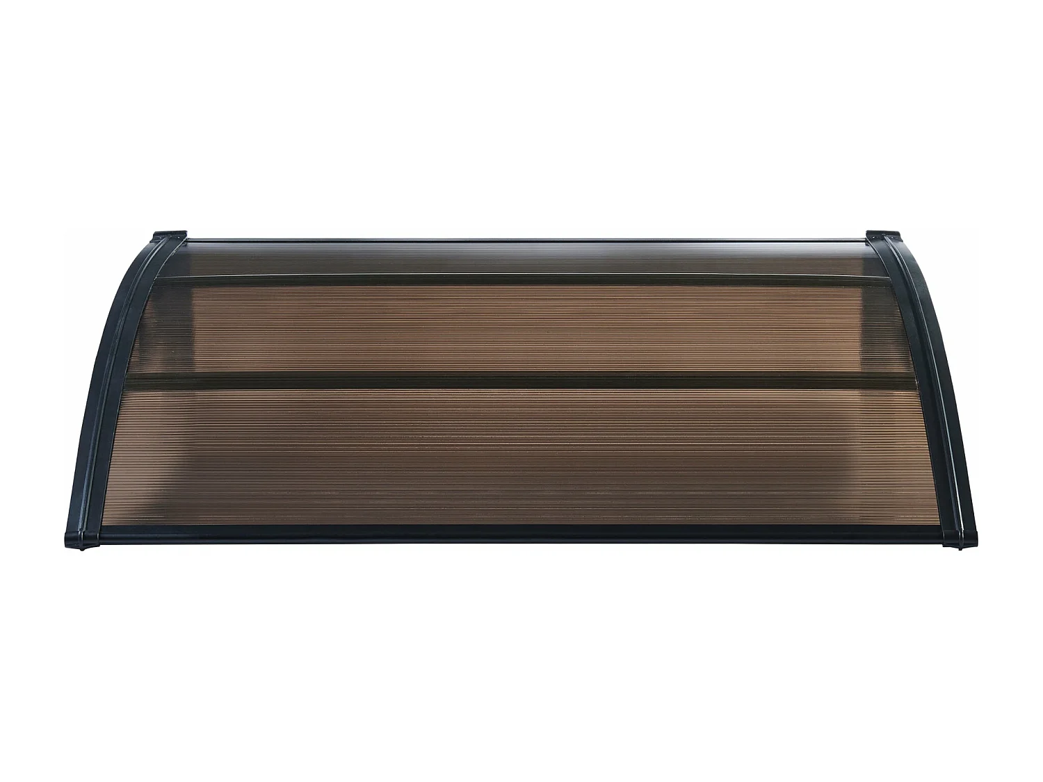 Auvent de porte d'entrée marron 120 x 80 x 23 cm 03_0006384