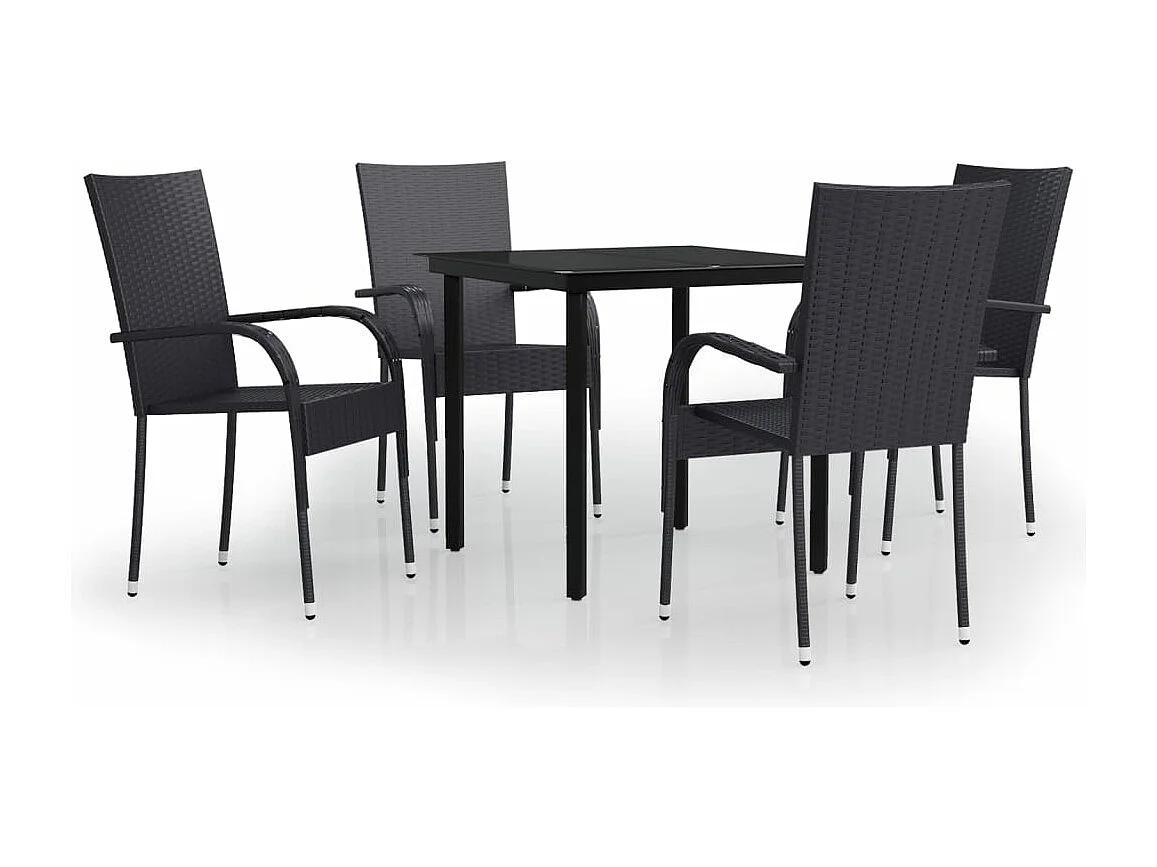 Ensemble de salle à noire 55.5 x 53.5 x 95 cm 02_0013565