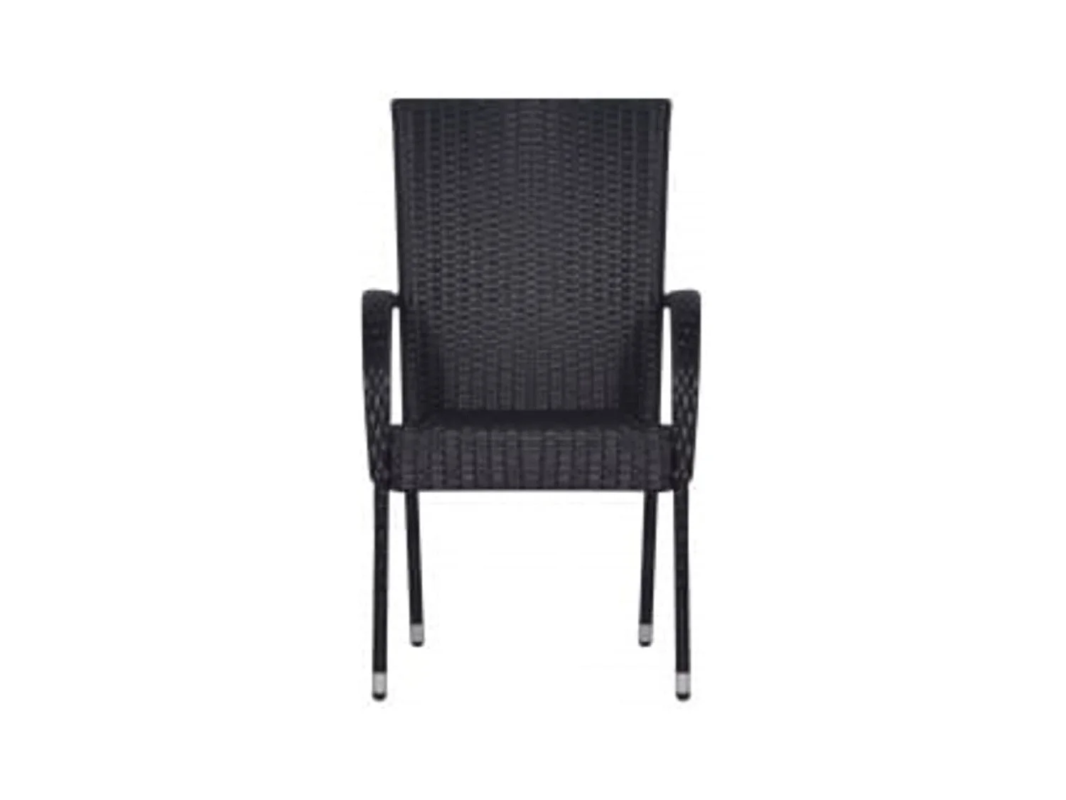 Juego de comedor exterior negro de 3 piezas 02_0013562