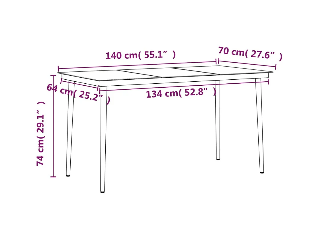 Conjunto de jantar de jardim móveis de exterior e almofadas 5 peças cinza/preto 02_0014192