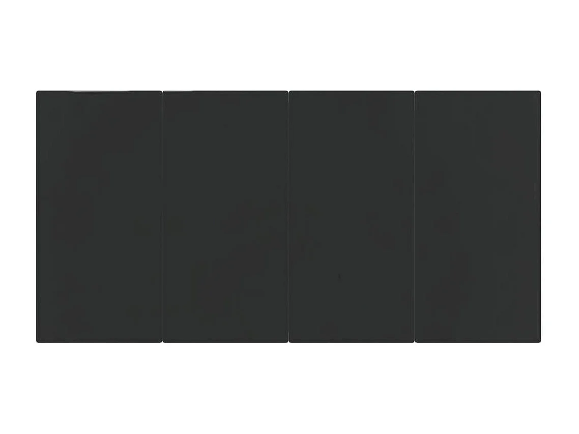 Conjunto de jantar de jardim móveis de exterior e almofadas 5 peças cinza/preto 02_0014189