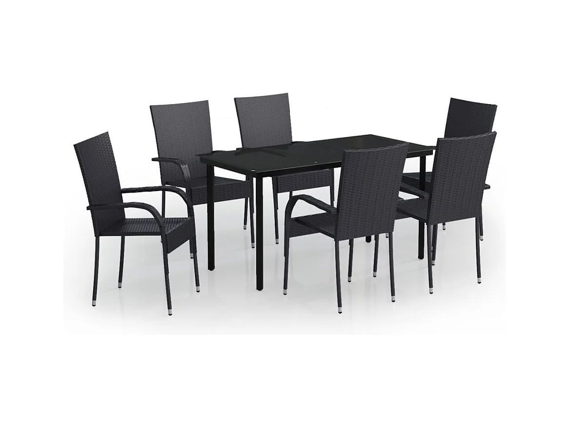 Conjunto de jantar ao ar livre preto de 7 peças 02_0013567