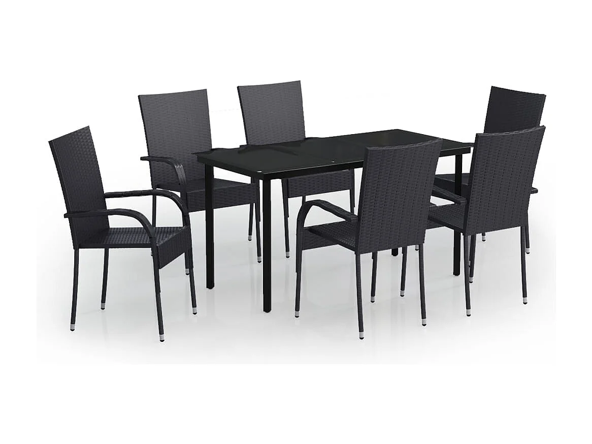 Conjunto de jantar ao ar livre preto de 7 peças 02_0013567