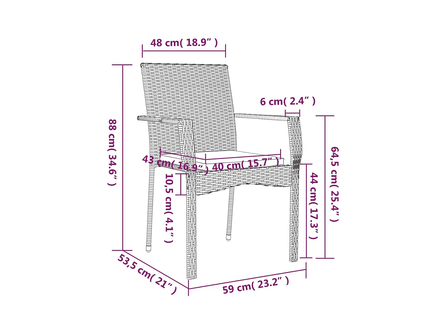 Conjunto de jantar de jardim para móveis de exterior de 5 peças com almofadas cinza 02_0013717