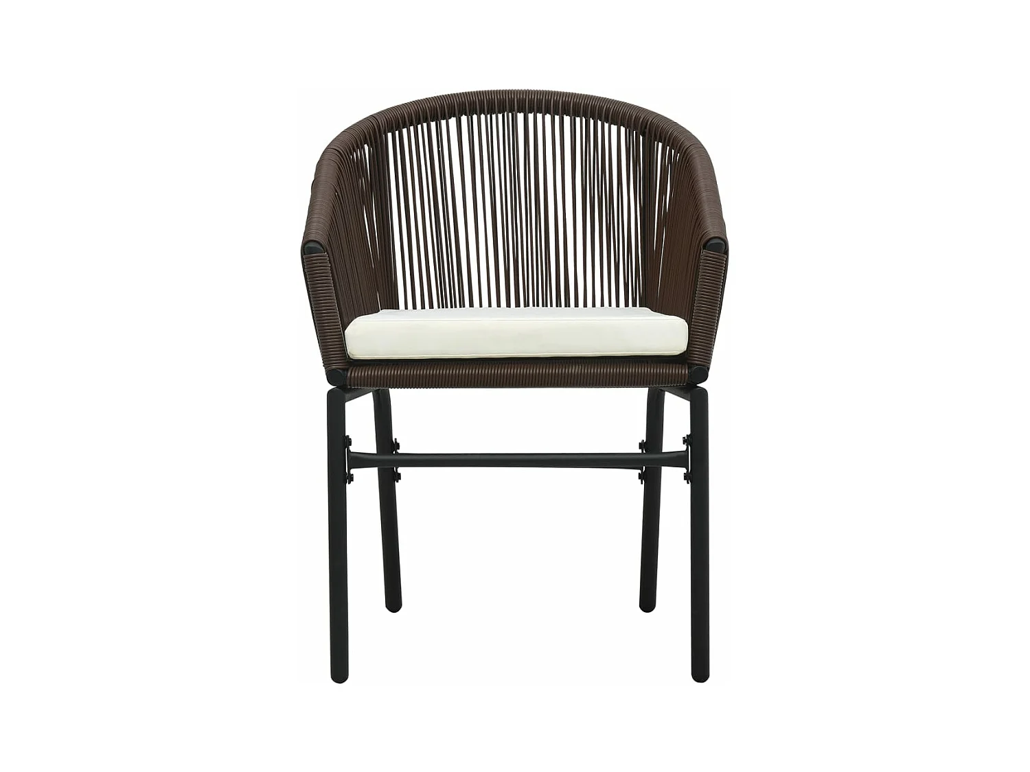 Set da pranzo da giardino mobili da esterno 5 pezzi marrone 02_0013823