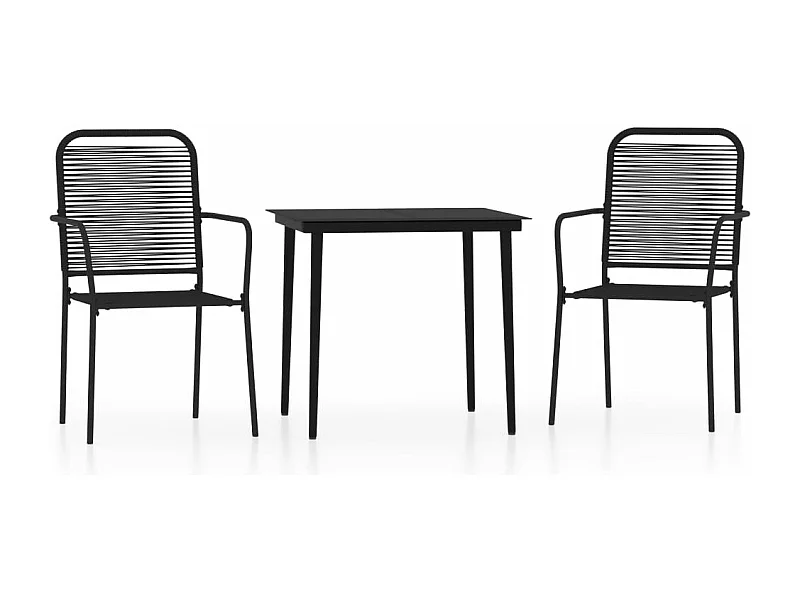 Ensemble de salle à noire 80 x 80 x 74 cm 02_0013648