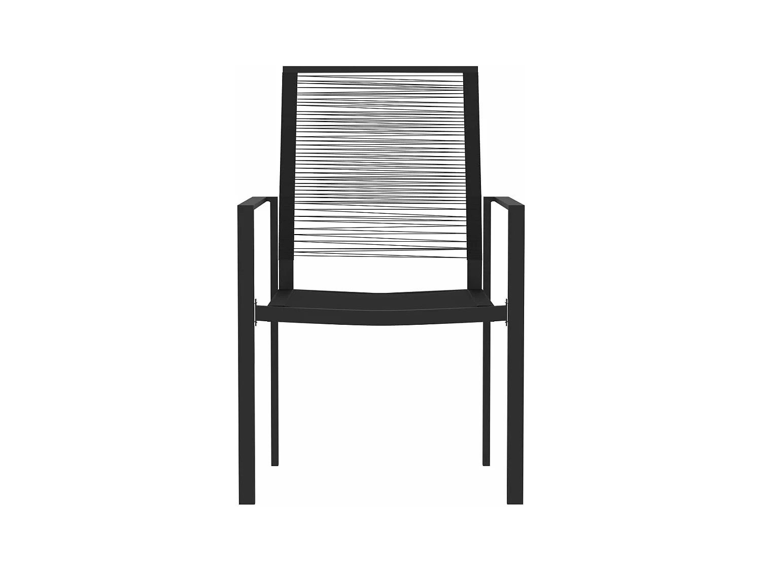 Set da pranzo da giardino mobili da esterno 3 pezzi nero 02_0013650