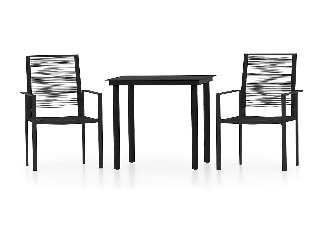 Ensemble de salle à noire 80 x 80 x 74 cm 02_0013650