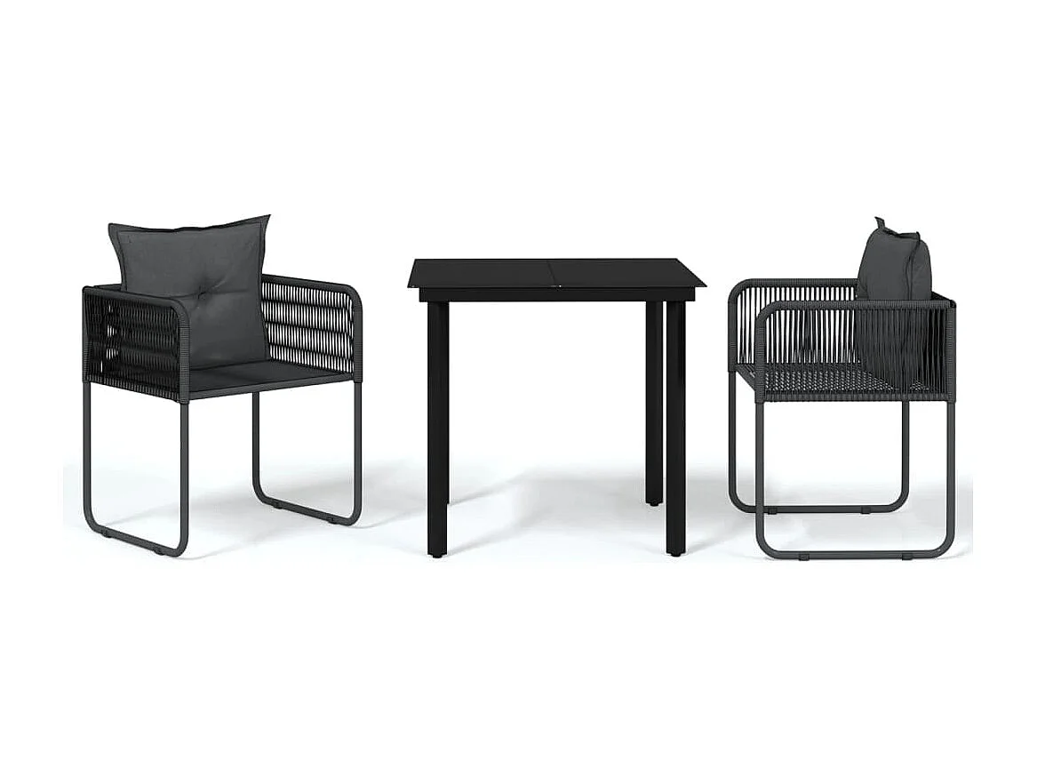 Ensemble de salle à noire 51.5 x 51.5 x 67 cm 02_0013659