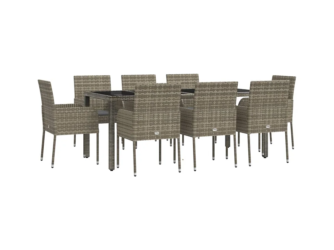 Ensemble de salle à grise 48 x 55 x 88 cm 02_0014075