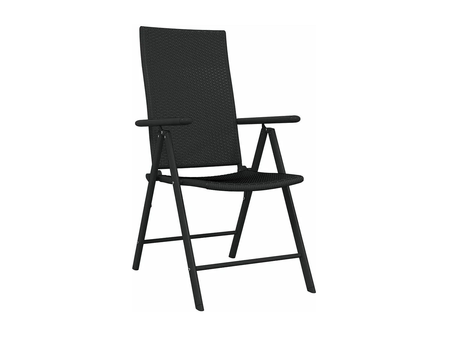 Conjunto de jantar de jardim móveis de exterior 3 peças preto 02_0013666