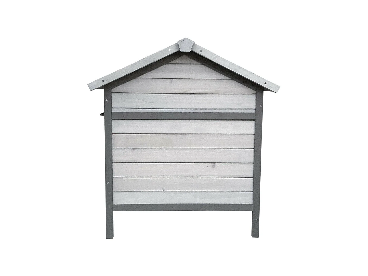 Conigliera con casetta per roditori e ruota libera 146 cm grigio chiaro 16_0002237